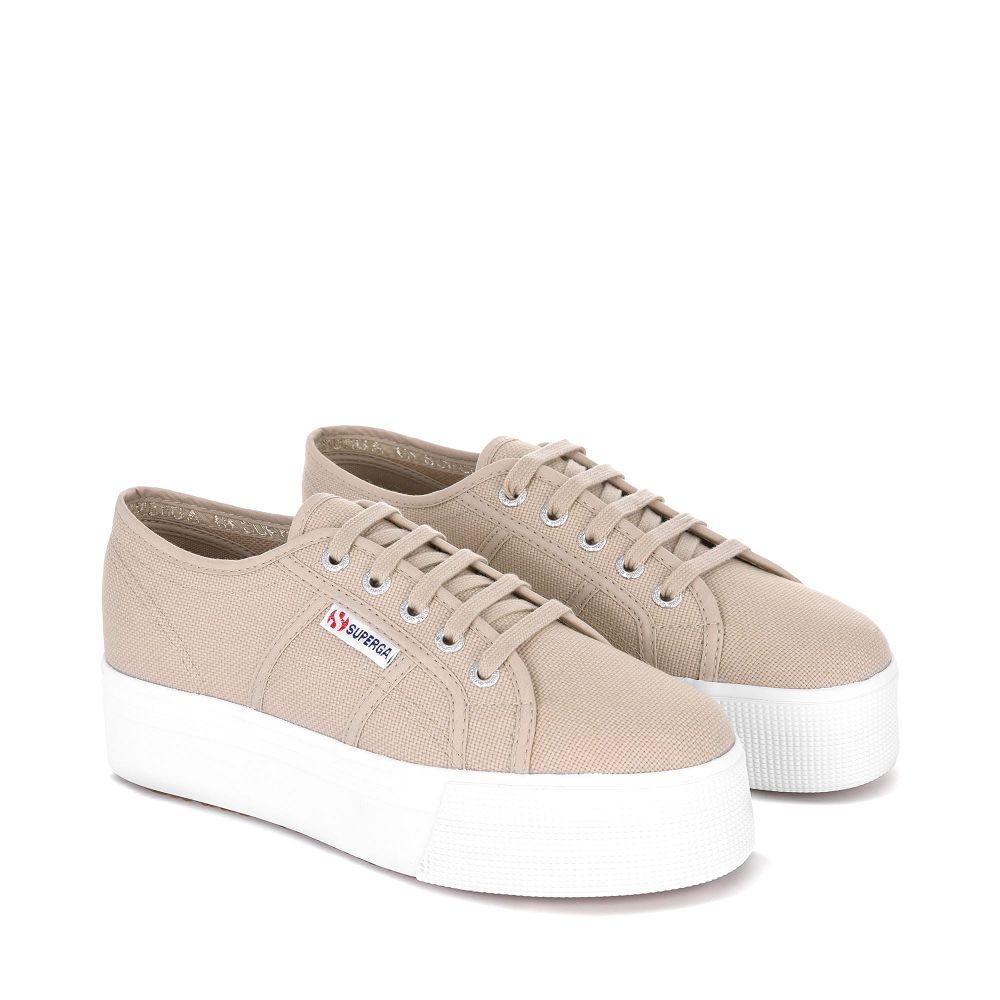 Superga 2790acotw Linea Up And Down Yellow Platform Sneakers - Women's Sneakers USA | US1250831